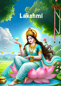 Goddess Lakshmi, receive wealth,