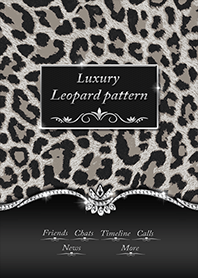 Luxury leopard pattern monotone color