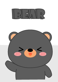 Simple So Cute Black Bear