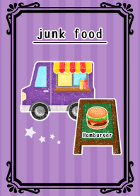 junk food! -dusty purple-