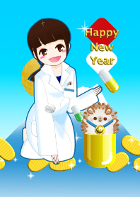 Happy New Year! ( pharmacist, doctor)