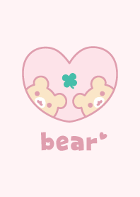 หมี สี่ใบ [สีชมพู]