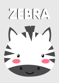Simple Cute Face Zebra Theme