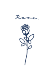 Rose -white navy