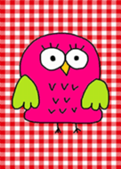 Happy hot pink Owl theme