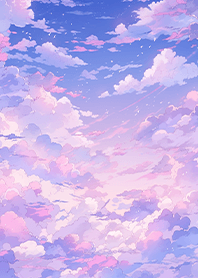 blue and purple clouds JP