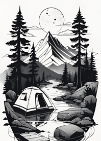 Camping in the mountains NSF10
