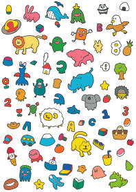 カラフルらくがき