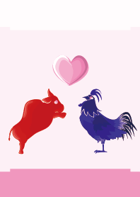 ekst Red (Cow) Love Blue (Chicken)