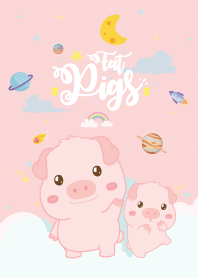 Fat Pigs Baby Galaxy Light Pink