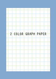 2 COLOR GRAPH PAPER/BLUE&GR/DUSTY BLUE