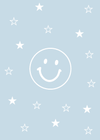 Smile - Blue star-