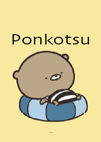 Yellow : Summer bear Ponkotsu 6