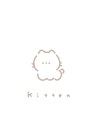 แมว /white beige