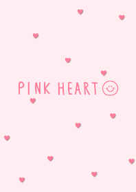 simple pink heart theme.