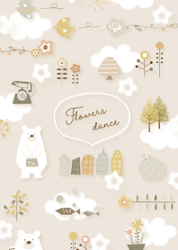 beige Flowers dance05_2