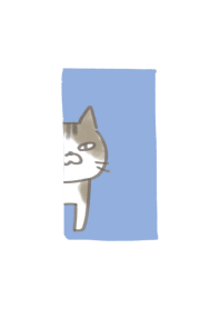 Peeking cats