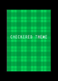 GREEN CHECKERED THEME-BLACK