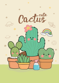 Cactus Cute : Love Green