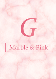 G-Marble&Pink-Initial