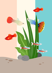 ตู้ปลาเสมือนจริง!(ซอฟท์สามสี)