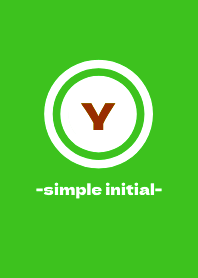 simple initial-Y- THEME 99