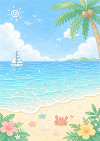 Bright Beach Day Escape.