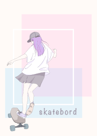 女の子とロンスケ