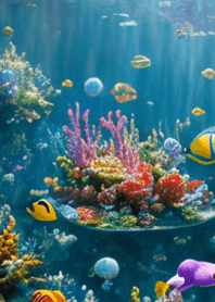 Dream of tropical fish #FV312.