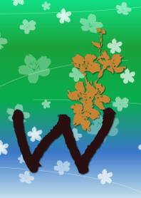 ~cherry blossoms initial W~