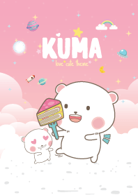 Kuma lovely Galaxy Pink
