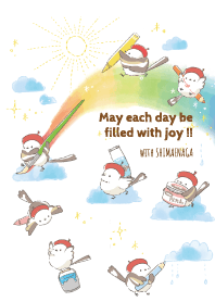 Little White Bird (with rainbow)