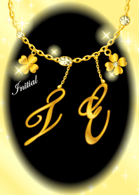 【T&E】イニシャルチャーム運気UP!ゴールド