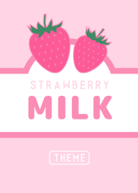 ストロベリーミルク - ピンク -