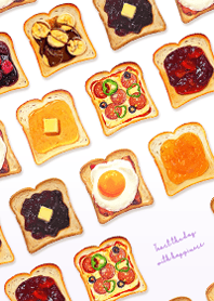 Delicious Toast -  Purple 04