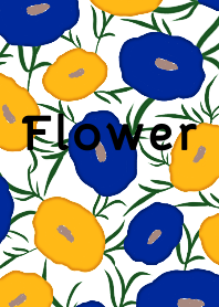 Flower -vogue- BLUE YELLOW