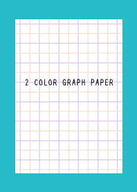2 COLOR GRAPH PAPERj/PINK&PUR/TURQUOISE