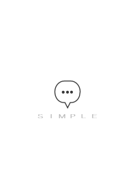 SIMPLE(white gray)V.1572b