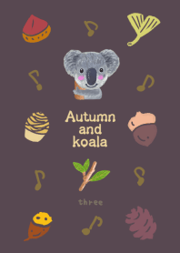 Autumn fruit and koala design03