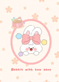 Rabbit with bow ears