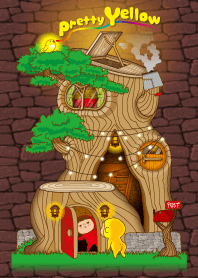 黄色いヤツ、秘密基地。