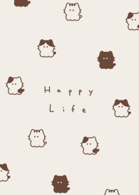 whisker cats(pattern)-beige.