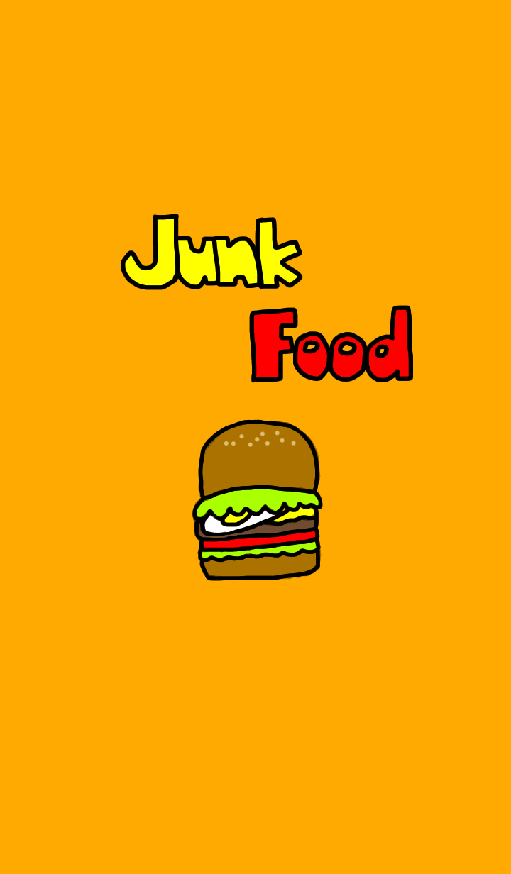A lot of junk food