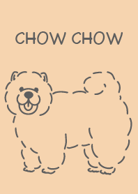Chow Chow Simple Brown Beige