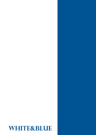 Simple Blue & White No.4