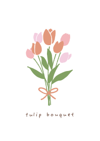 tulip bouquet(red)
