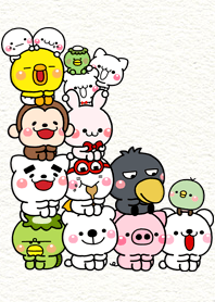 みんな大集合の着せ替え♡大人シンプル