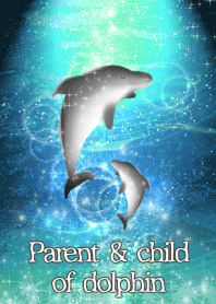 Parent & child of dolphin 3Green-50coins