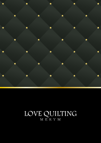 LOVE QUILTING -chic olive black-