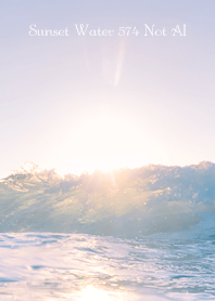 Sunset Water 574 Not AI